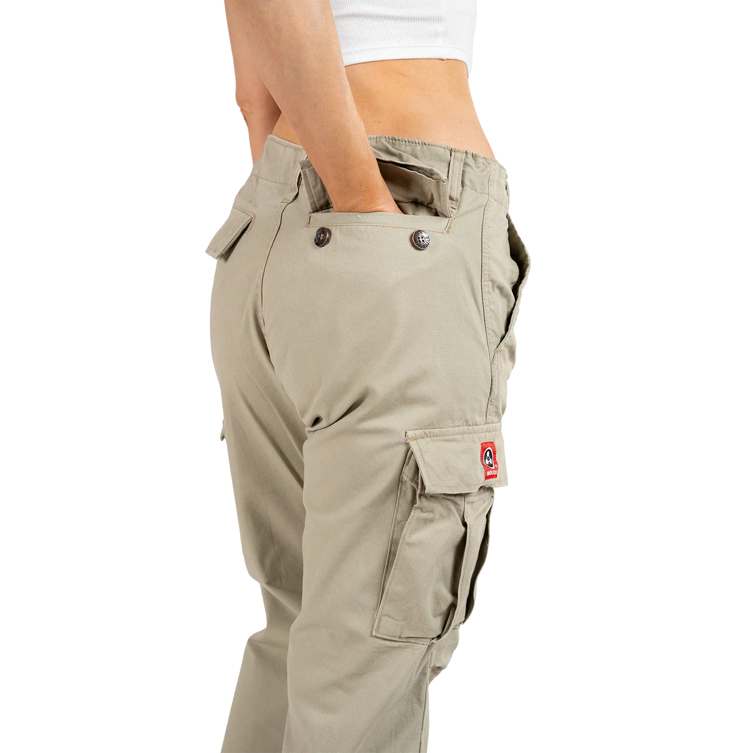 Heavy Outdoor Women 'Beige'-Cargo pants woman-Molecule-Molecule