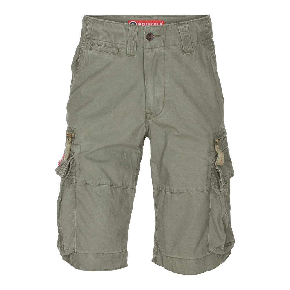 Molecule Cruisers 'Olive Green'-Cargo shorts men-Molecule-Molecule