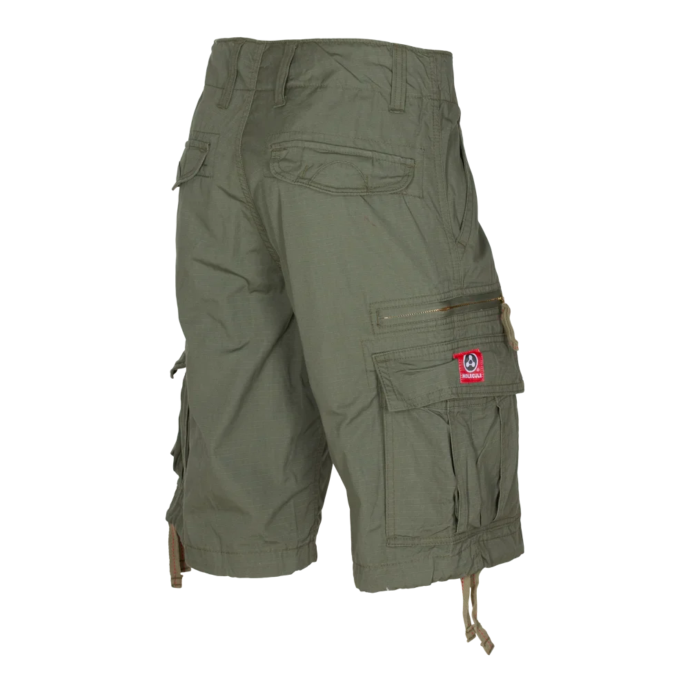 Molecule Dual Featherweights 'Olive Green'-Cargo shorts men / woman-Molecule-Molecule