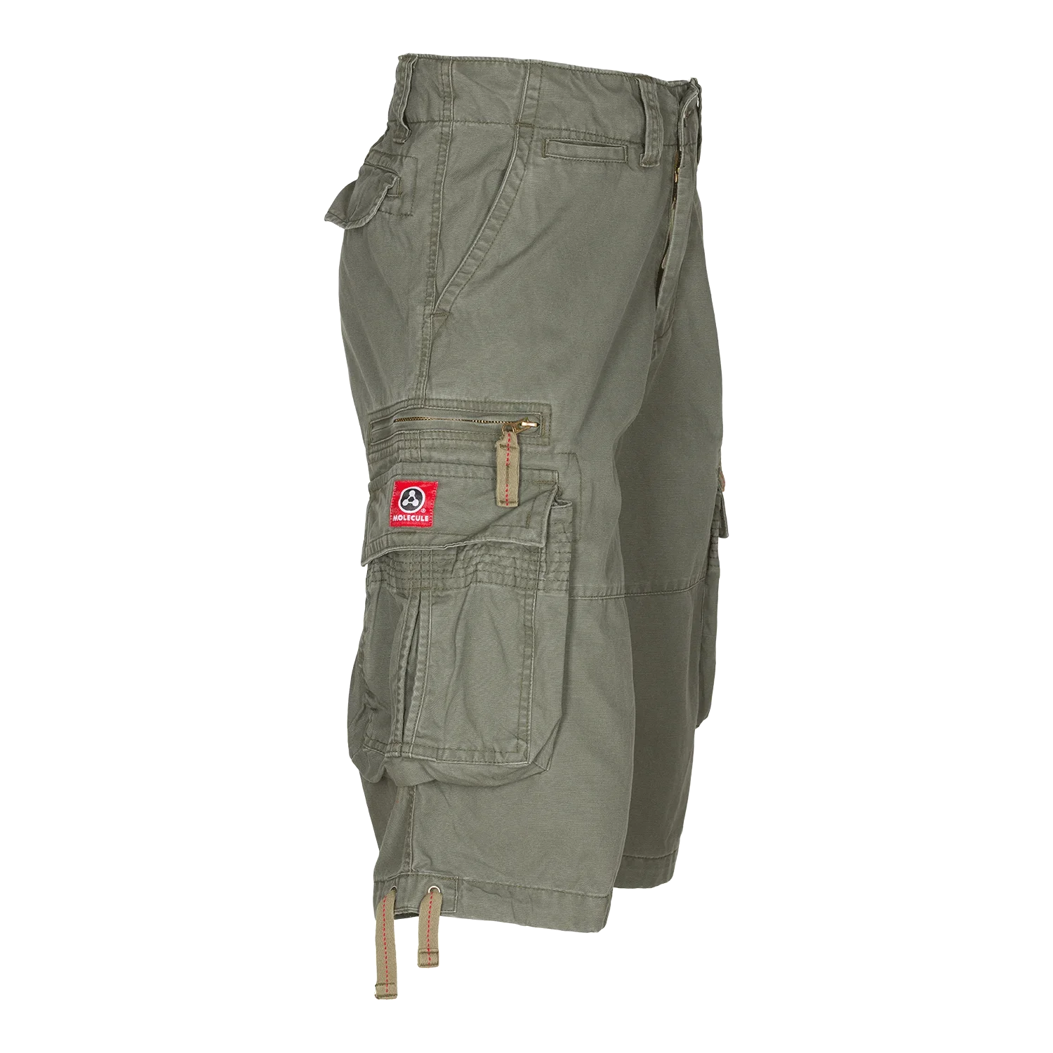 Molecule Kickflips 'Olive Green'-Cargo knickers men-Molecule-Molecule