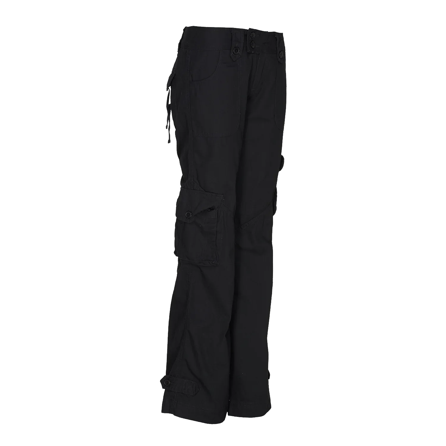 Molecule Low Cut Combats 'Black'-Cargo pants woman-Molecule-Molecule