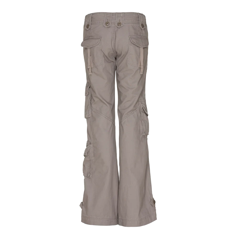 Molecule Low Cut Combats 'Grey'-Cargo pants woman-Molecule-Molecule