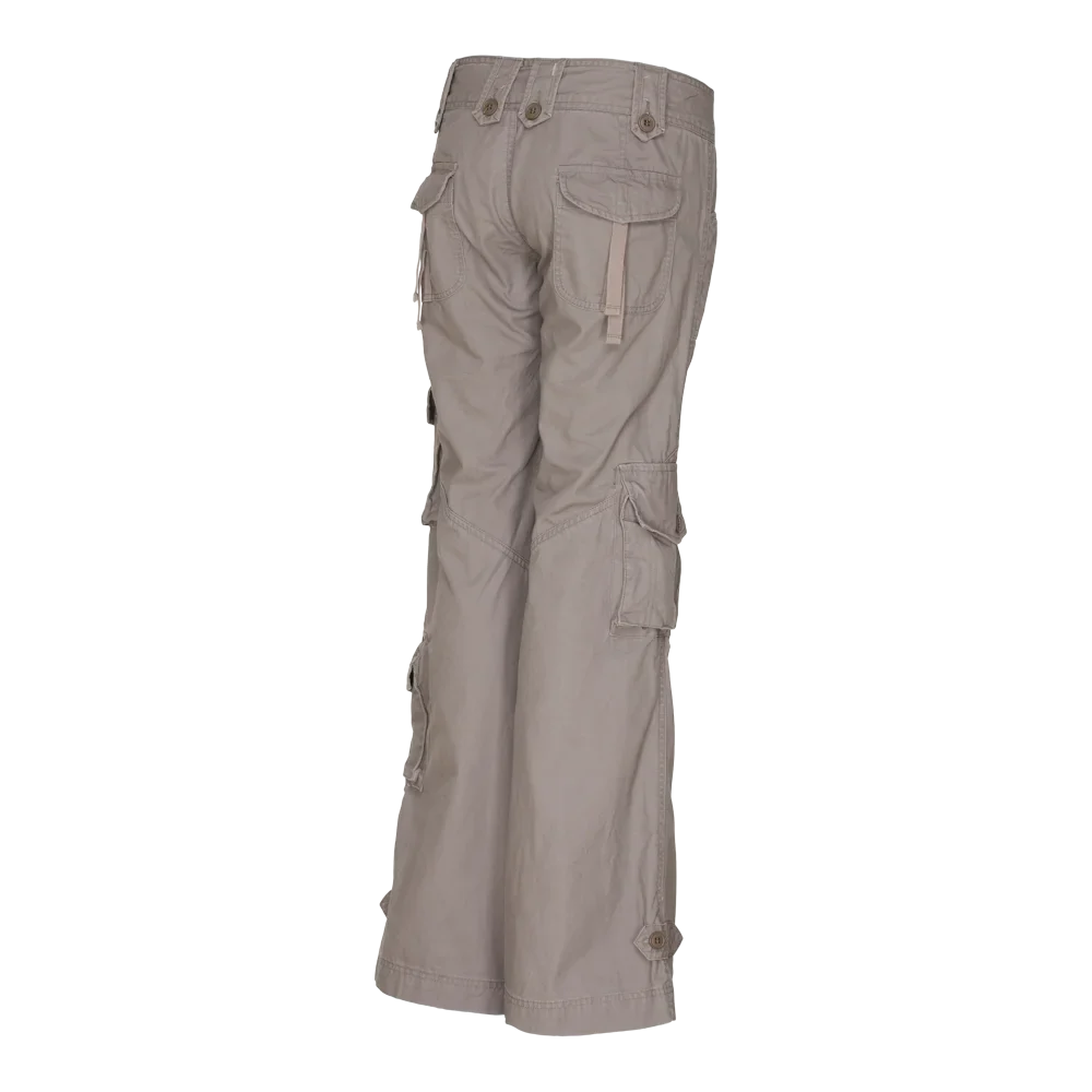 Molecule Low Cut Combats 'Grey'-Cargo pants woman-Molecule-Molecule