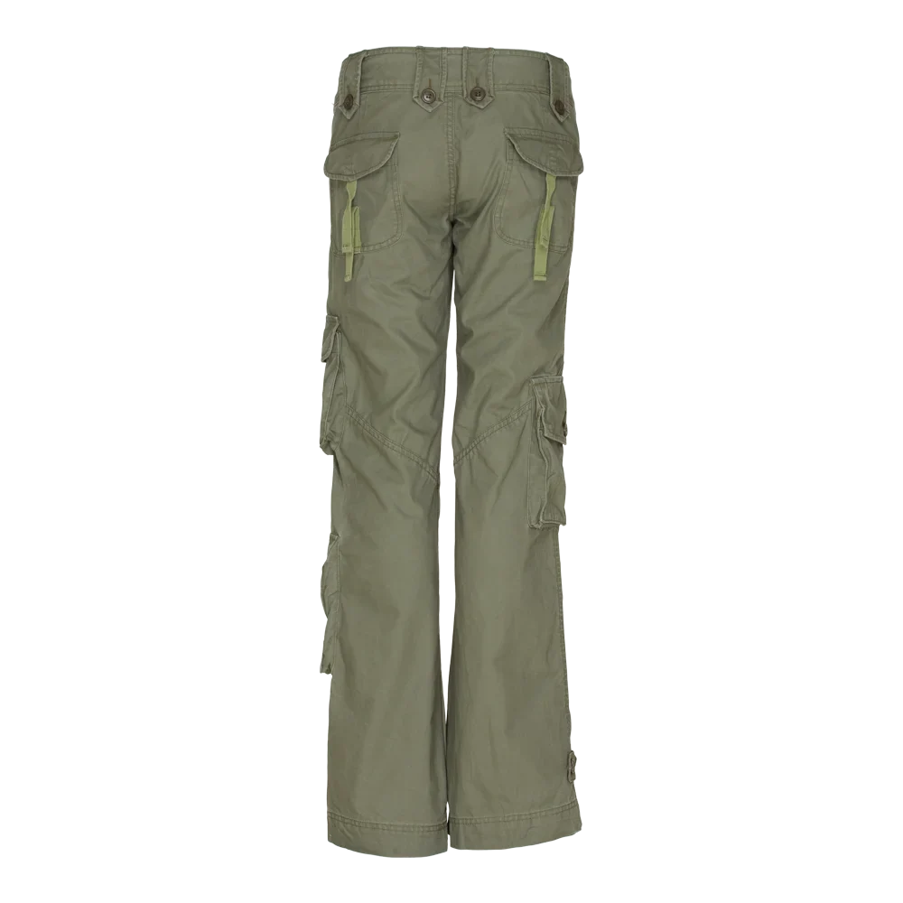 Molecule Low Cut Combats 'Olive Green'-Cargo pants woman-Molecule-Molecule