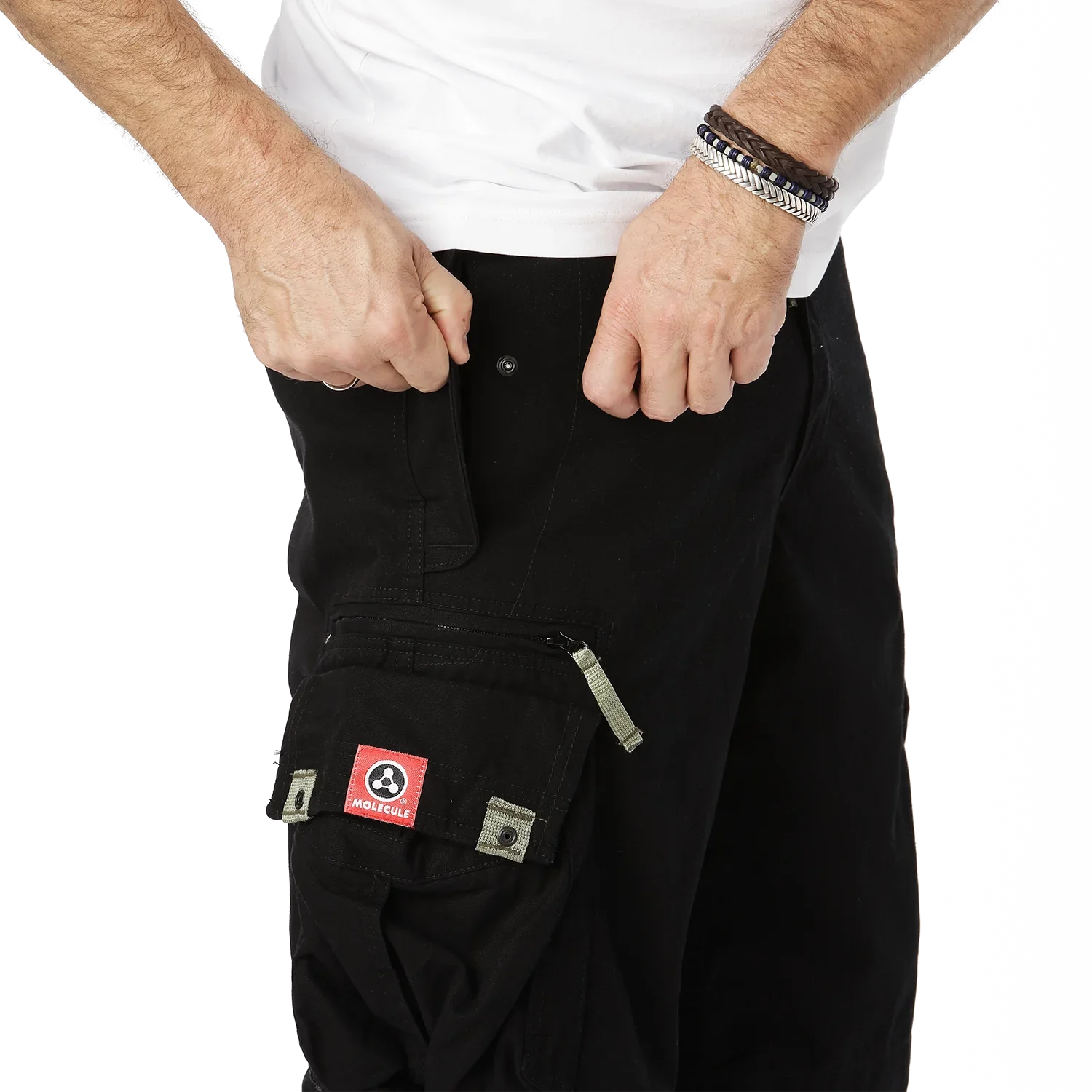 Molecule Originals 'Black'-Cargo shorts men-Molecule-Molecule