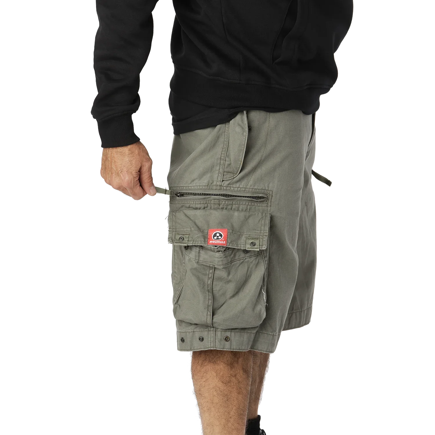 Molecule Originals 'Olive Green'-Cargo shorts men-Molecule-Molecule