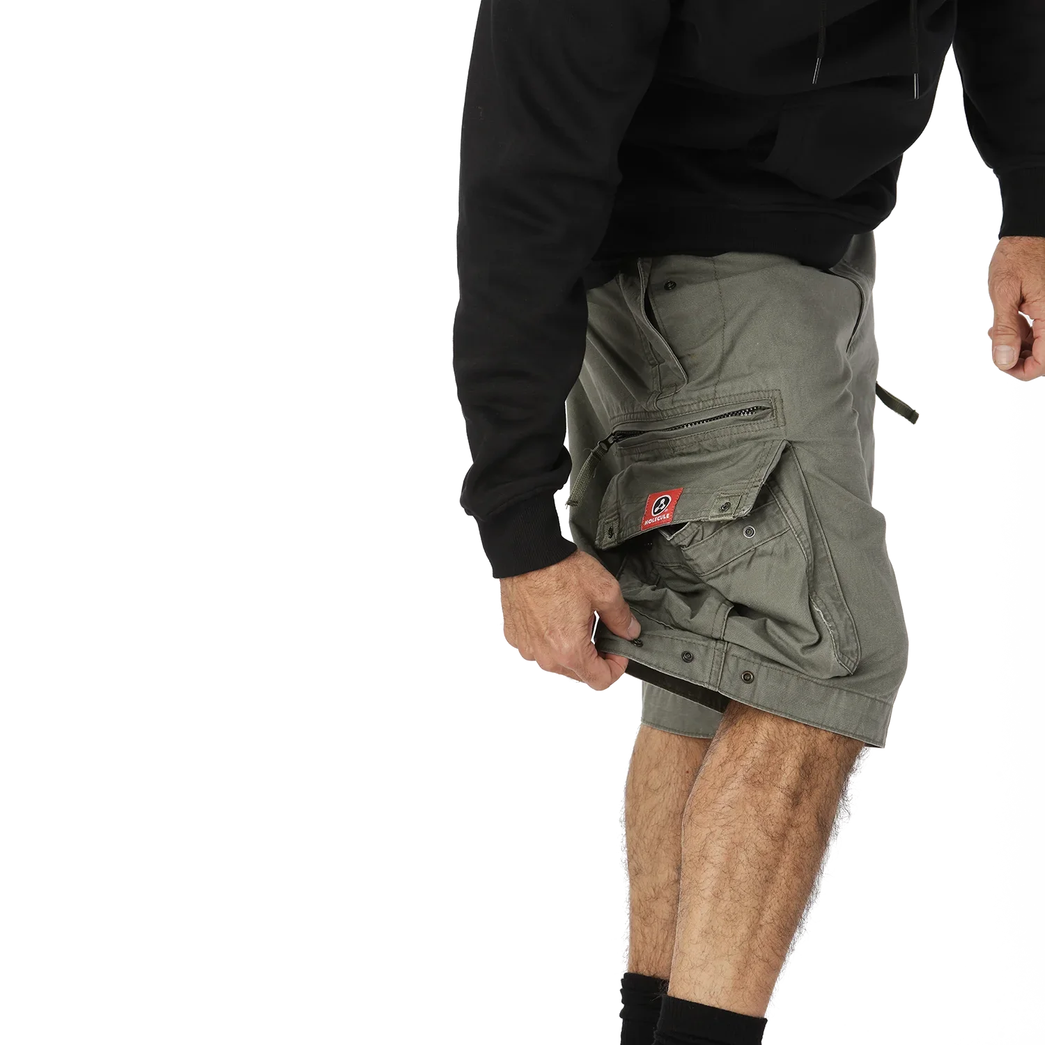 Molecule Originals 'Olive Green'-Cargo shorts men-Molecule-Molecule