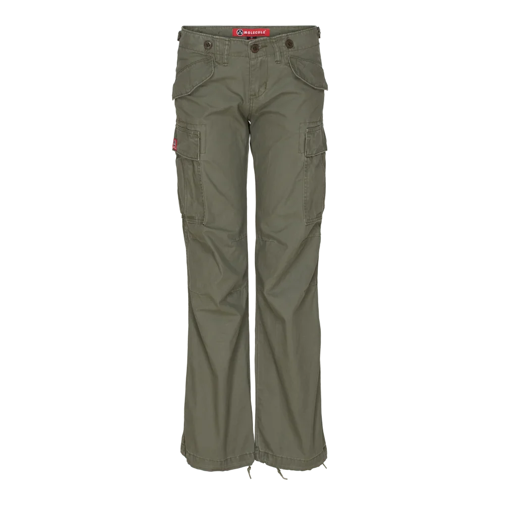 Molecule Riptail Combats 'Olive Green'-Cargo pants woman-Molecule-Molecule