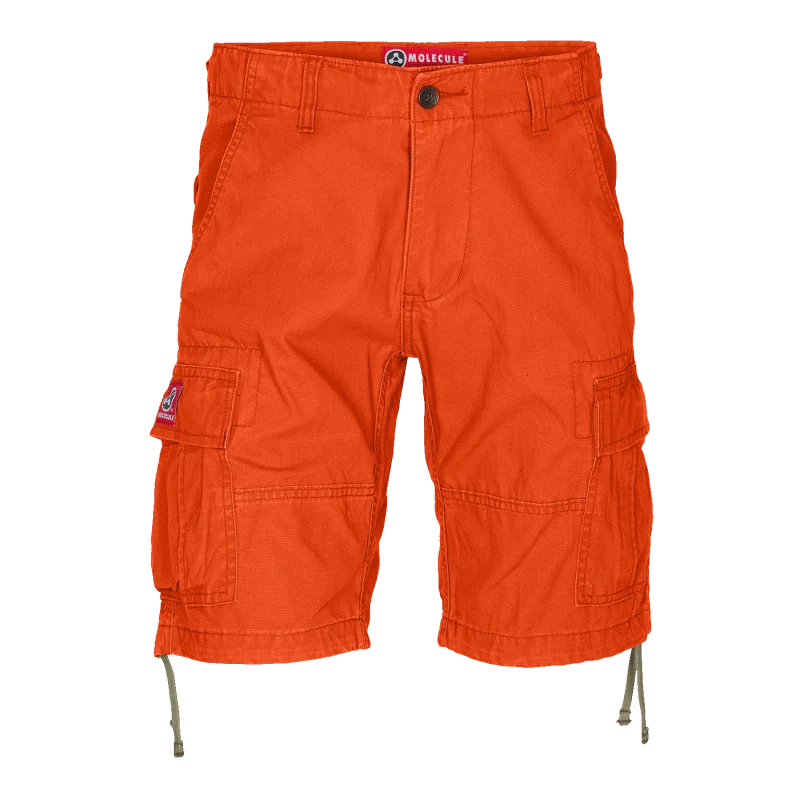 Molecule Shortcuts 'Orange'-Cargo shorts men / woman-Molecule-Molecule