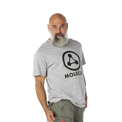 Molecule T-Shirt - Large Logo 'Grey'-T-Shirt-Molecule-Molecule