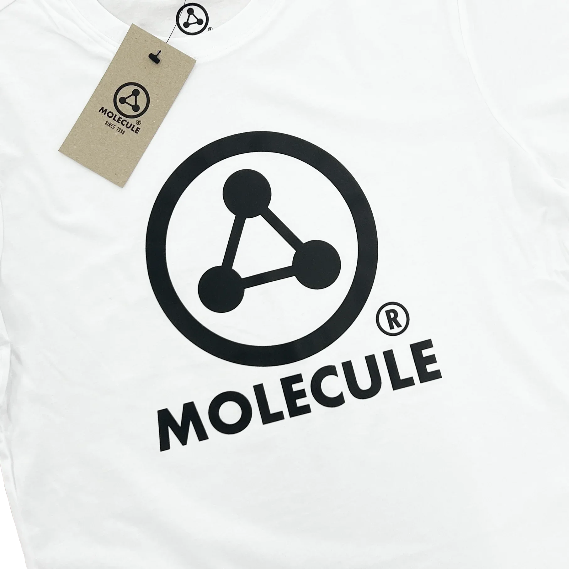 Molecule T-Shirt - Large Logo 'White'-T-Shirt-Molecule-Molecule