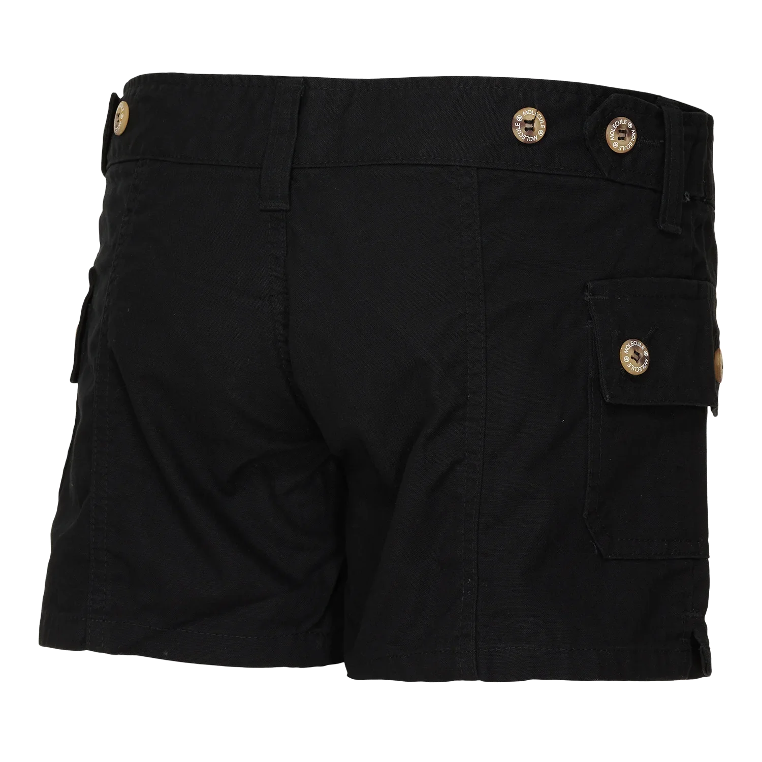 Molecule Wahinis 'Black'-Cargo shorts woman-Molecule-Molecule