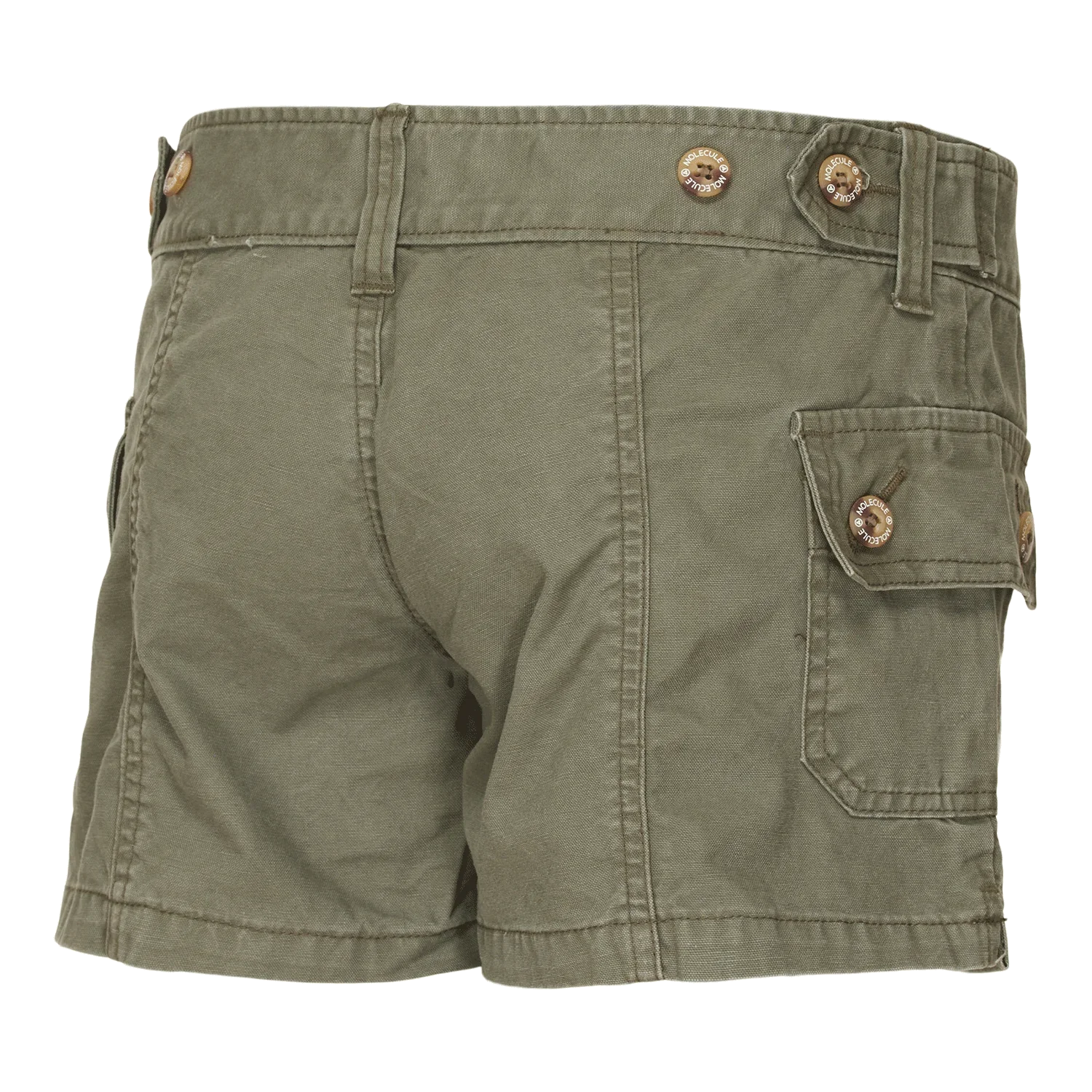 Molecule Wahinis 'Olive Green'-Cargo shorts woman-Molecule-Molecule